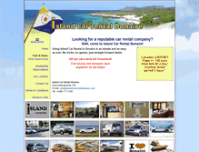 Tablet Screenshot of islandcarrentalbonaire.com